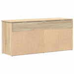 Skobenk Sonoma Eik 102X30,5X45 Cm Konstruert Tre