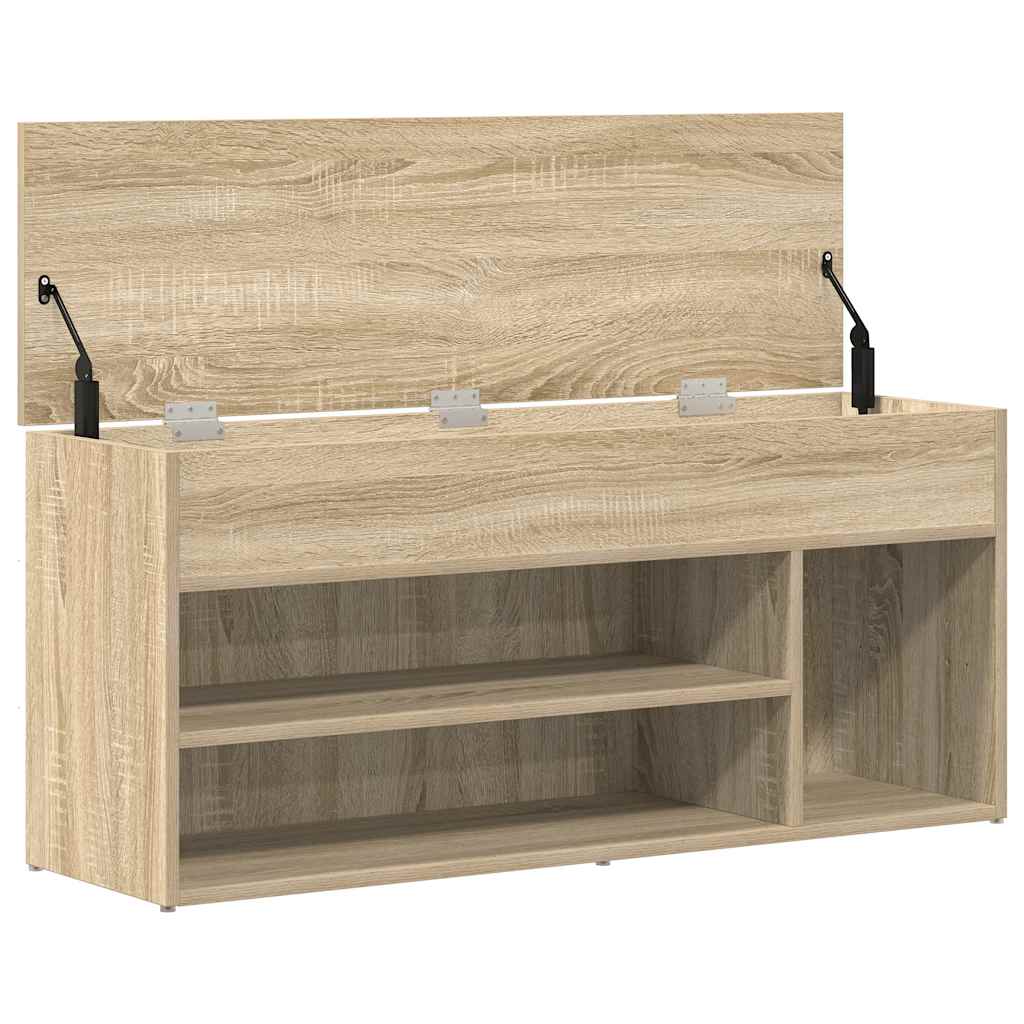 Skobenk Sonoma Eik 102X30,5X45 Cm Konstruert Tre