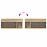 Skobenk Sonoma Eik 102X30,5X45 Cm Konstruert Tre
