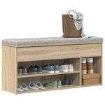 Skobenk Sonoma Eik 102X30,5X45 Cm Konstruert Tre
