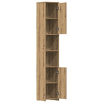 Baderomsskap Artisan Eik 30X30X183,5 Cm Konstruert Tre