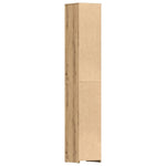 Baderomsskap Artisan Eik 30X30X183,5 Cm Konstruert Tre