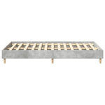 Sengeramme Uten Madrass Betonggrå 120X200 Cm Konstruert Tre