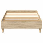 Sengeramme Uten Madrass Sonoma Eik 100X200 Cm Konstruert Tre