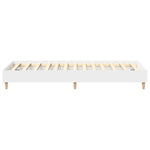 Sengeramme Uten Madrass Hvit 90X200 Cm Konstruert Tre