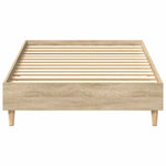 Sengeramme Uten Madrass Sonoma Eik 90X200 Cm Konstruert Tre
