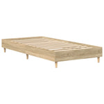 Sengeramme Uten Madrass Sonoma Eik 90X200 Cm Konstruert Tre