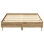 Sengeramme Uten Madrass Artisan Eik 140X190 Cm Konstruert Tre