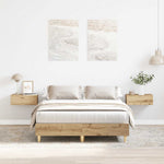 Sengeramme Uten Madrass Artisan Eik 140X190 Cm Konstruert Tre