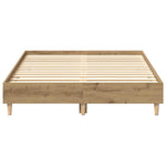 Sengeramme Uten Madrass Artisan Eik 135X190Cm Konstruert Tre