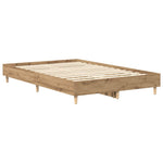 Sengeramme Uten Madrass Artisan Eik 135X190Cm Konstruert Tre