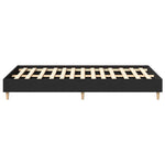 Sengeramme Uten Madrass Svart 120X190 Cm Konstruert Tre