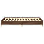 Sengeramme Uten Madrass Brun Eik 120X190 Cm Konstruert Tre