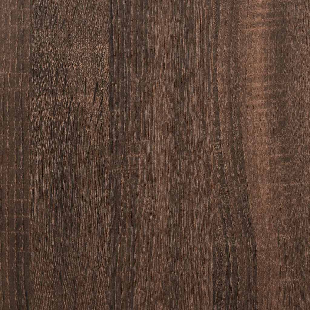 Sengeramme Uten Madrass Brun Eik 120X190 Cm Konstruert Tre