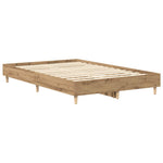 Sengeramme Uten Madrass Artisan Eik 120X190 Cm Konstruert Tre