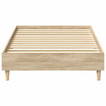 Sengeramme Uten Madrass Sonoma Eik 90X190 Cm Konstruert Tre
