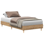 Sengeramme Uten Madrass Artisan Eik 90X190 Cm Konstruert Tre