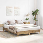 Sengeramme Uten Madrass Artisan Eik 90X190 Cm Konstruert Tre