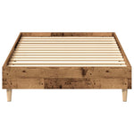 Sengeramme Uten Madrass Gammelt Tre 75X190 Cm Konstruert Tre