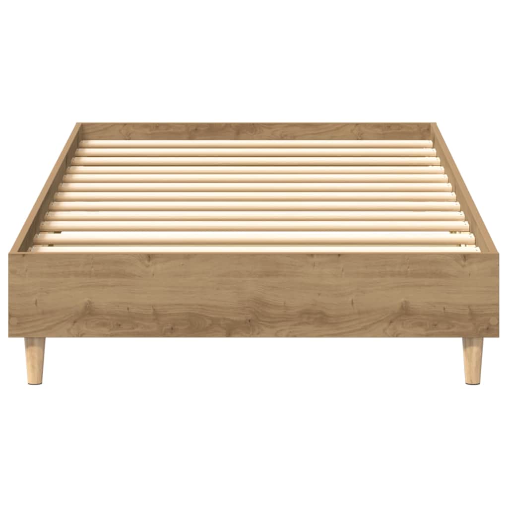 Sengeramme Uten Madrass Artisan Eik 75X190 Cm Konstruert Tre