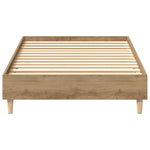 Sengeramme Uten Madrass Artisan Eik 75X190 Cm Konstruert Tre