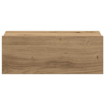 Flytende Nattbord Artisan Eik 40X32X15 Cm Konstruert Tre