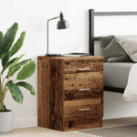 Nattbord Gammelt Tre 38X35X55 Cm Konstruert Tre