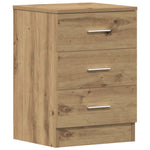 Nattbord 2 Stk Artisan Eik 38X35X55 Cm Konstruert Tre