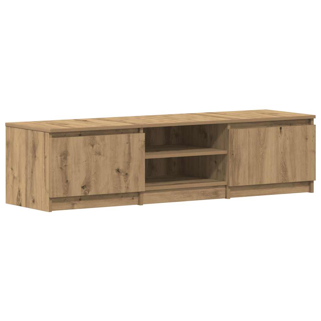 Tv-Benk Artisan Eik 140X40X36 Cm Konstruert Tre
