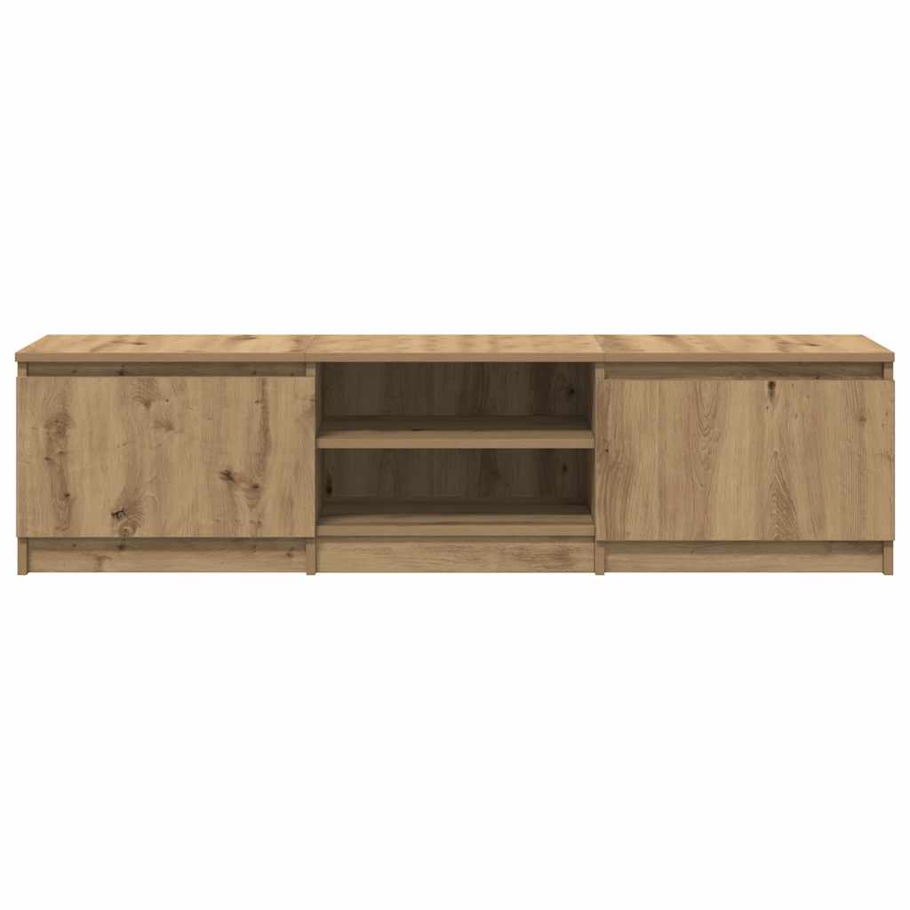Tv-Benk Artisan Eik 140X40X36 Cm Konstruert Tre