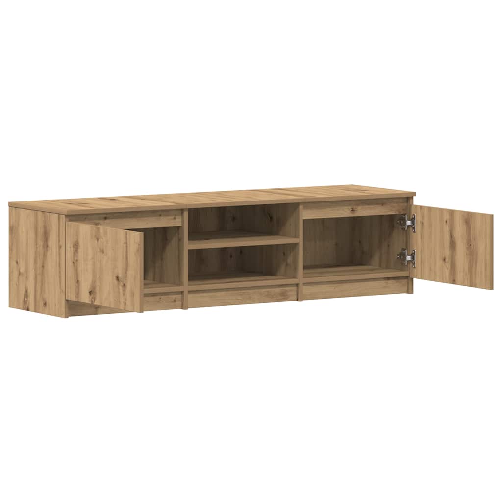 Tv-Benk Artisan Eik 140X40X36 Cm Konstruert Tre