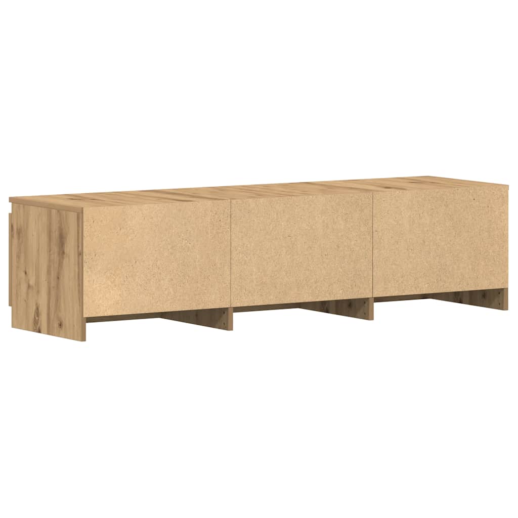 Tv-Benk Artisan Eik 140X40X36 Cm Konstruert Tre