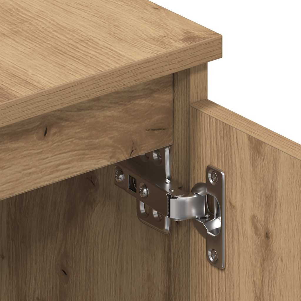 Tv-Benk Artisan Eik 140X40X36 Cm Konstruert Tre