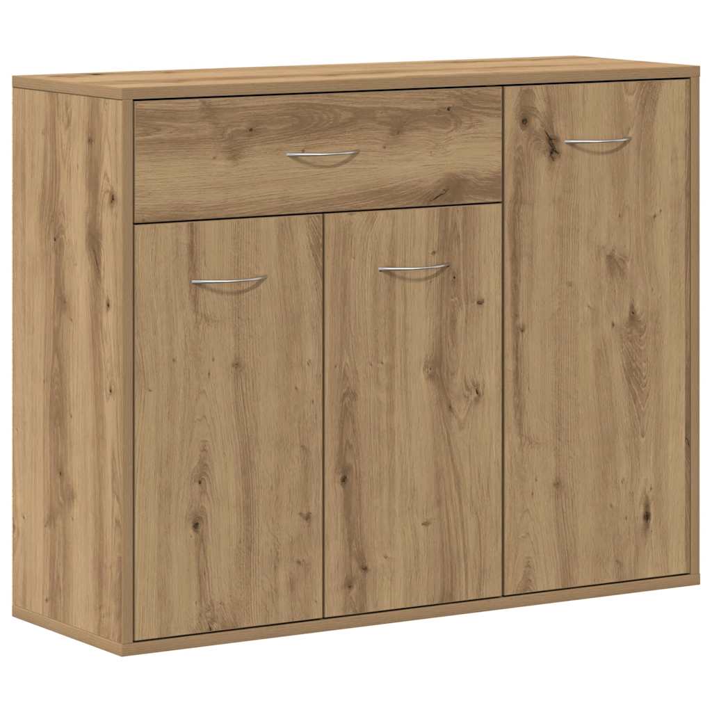 Skjenk Artisan Eik 88X30X70 Cm Konstruert Tre