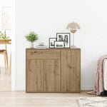 Skjenk Artisan Eik 88X30X70 Cm Konstruert Tre