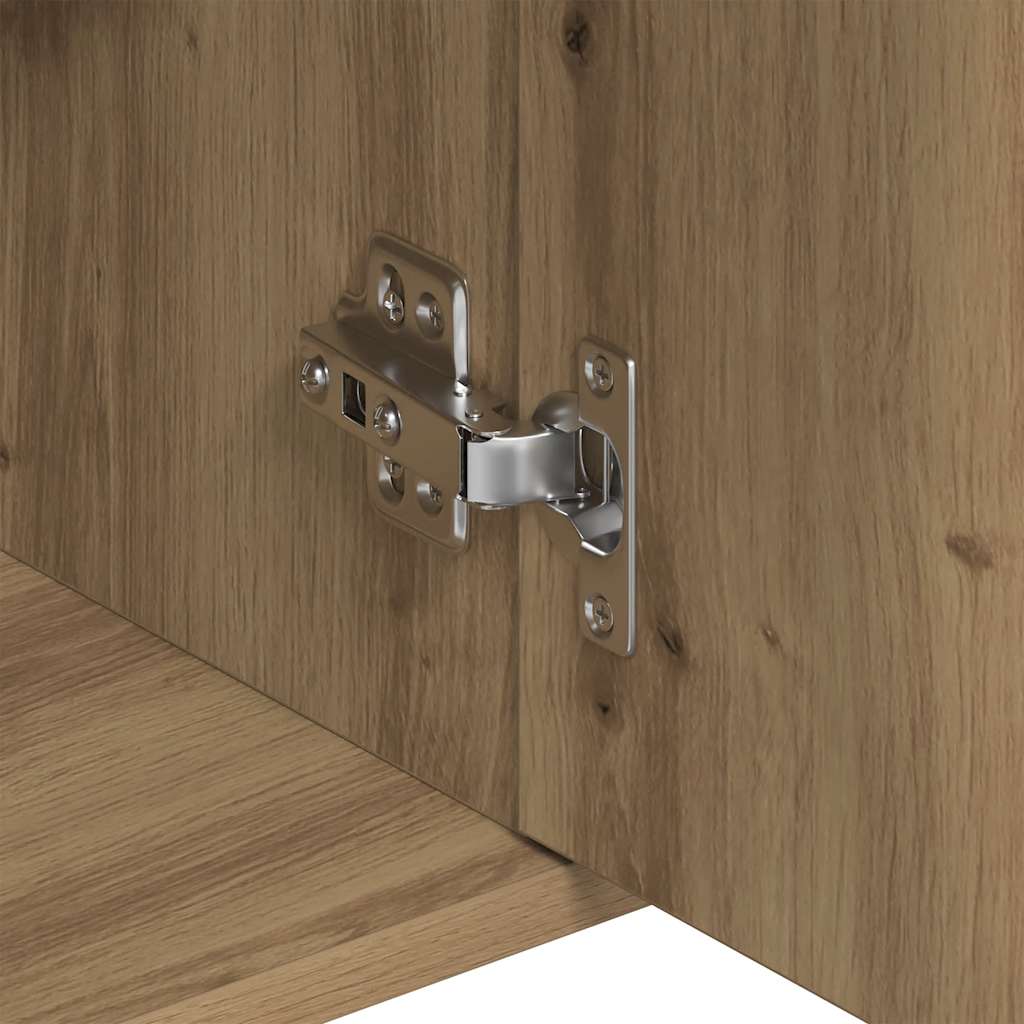 Skjenk Artisan Eik 88X30X70 Cm Konstruert Tre