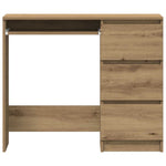 Skrivebord Artisan Eik 90X45X76 Cm Konstruert Tre