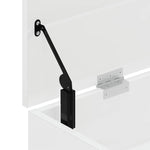 Skobenk Høyglans Hvit 102X30,5X45 Cm Konstruert Tre