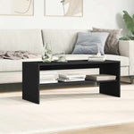 Tv-Benk Svart 100X40X40 Cm Sponplate