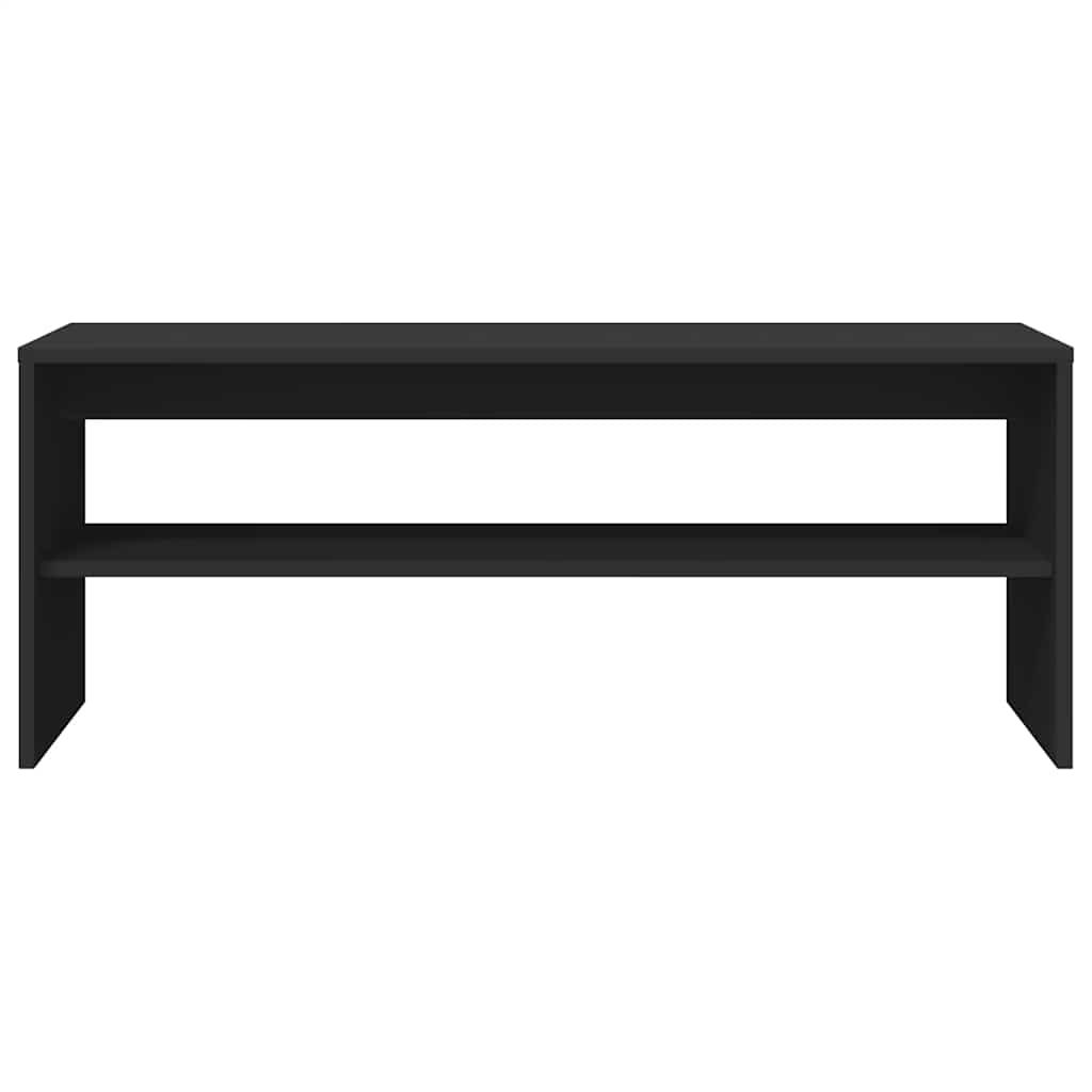 Tv-Benk Svart 100X40X40 Cm Sponplate