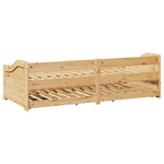 Daybed Med Trille Uten Madrass Irun 90X200 Cm