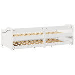 Daybed Med Trille Uten Madrass Irun Hvit 90X200 Cm