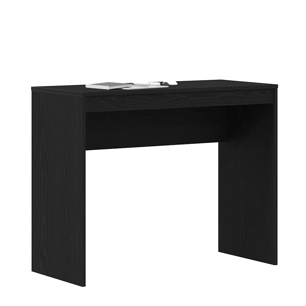 Skrivebord Svart Eik 90X40X72 Cm Konstruert Tre