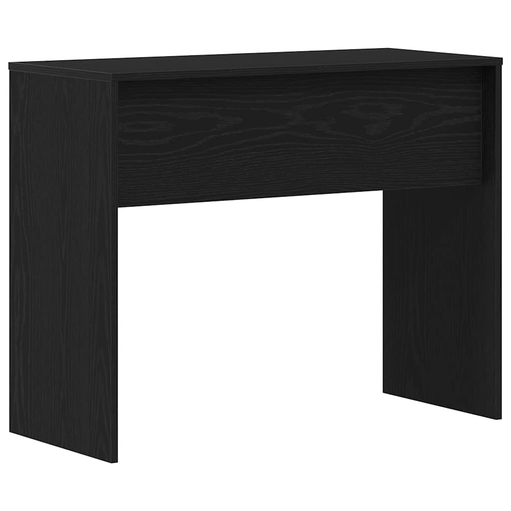 Skrivebord Svart Eik 90X40X72 Cm Konstruert Tre