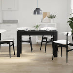 Spisebord Svart Eik 120X60X76 Cm Konstruert Tre
