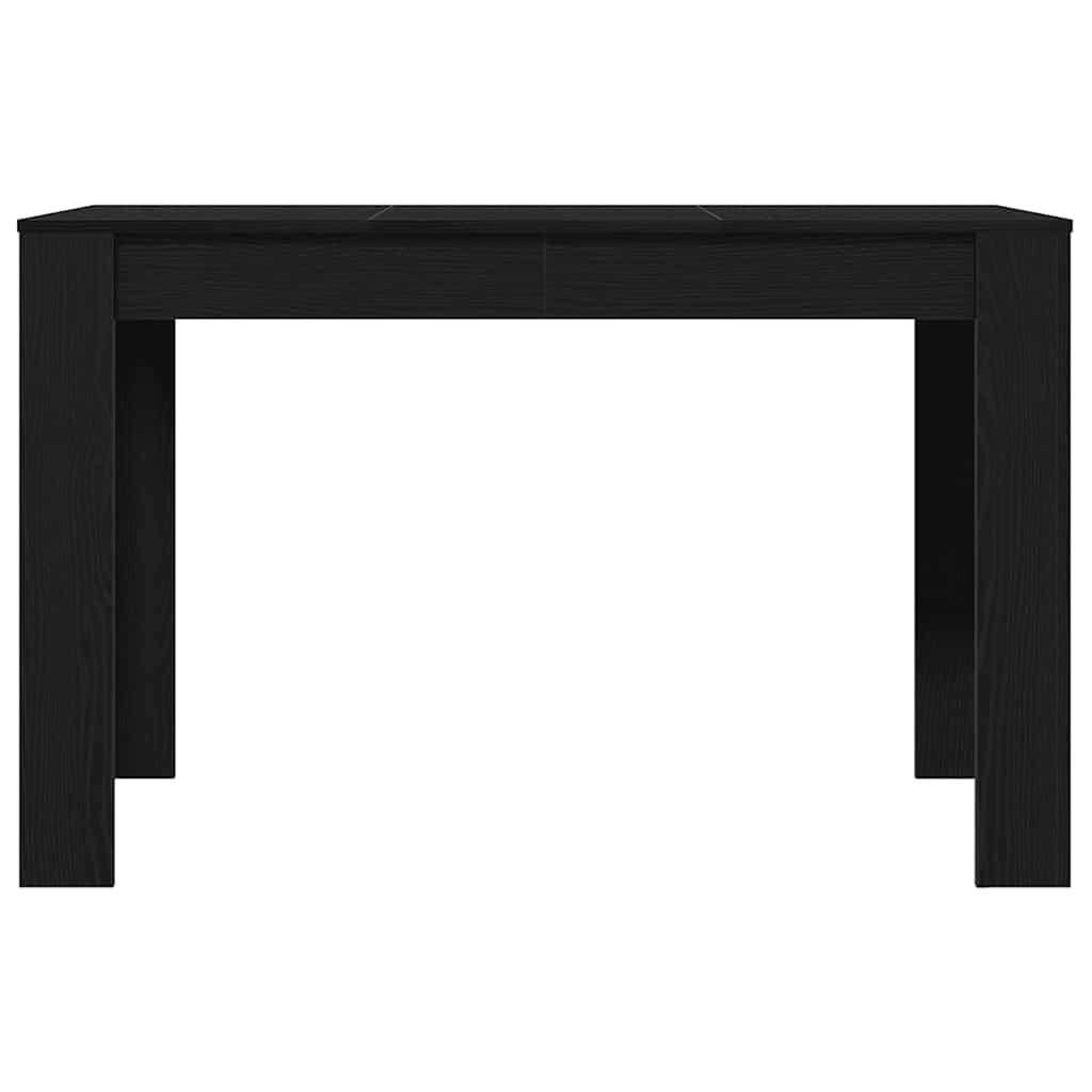 Spisebord Svart Eik 120X60X76 Cm Konstruert Tre