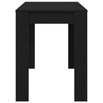 Spisebord Svart Eik 120X60X76 Cm Konstruert Tre