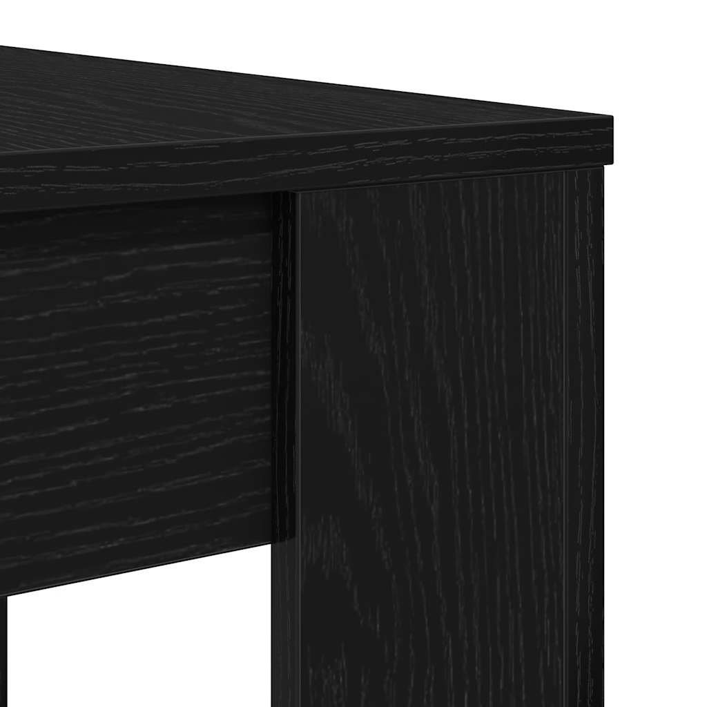 Spisebord Svart Eik 120X60X76 Cm Konstruert Tre