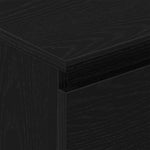 Skjenk Svart Eik 60X35X98,5 Cm Konstruert Tre