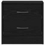 Nattbord 2 Stk Svart Eik 40X30X40 Cm Sponplate